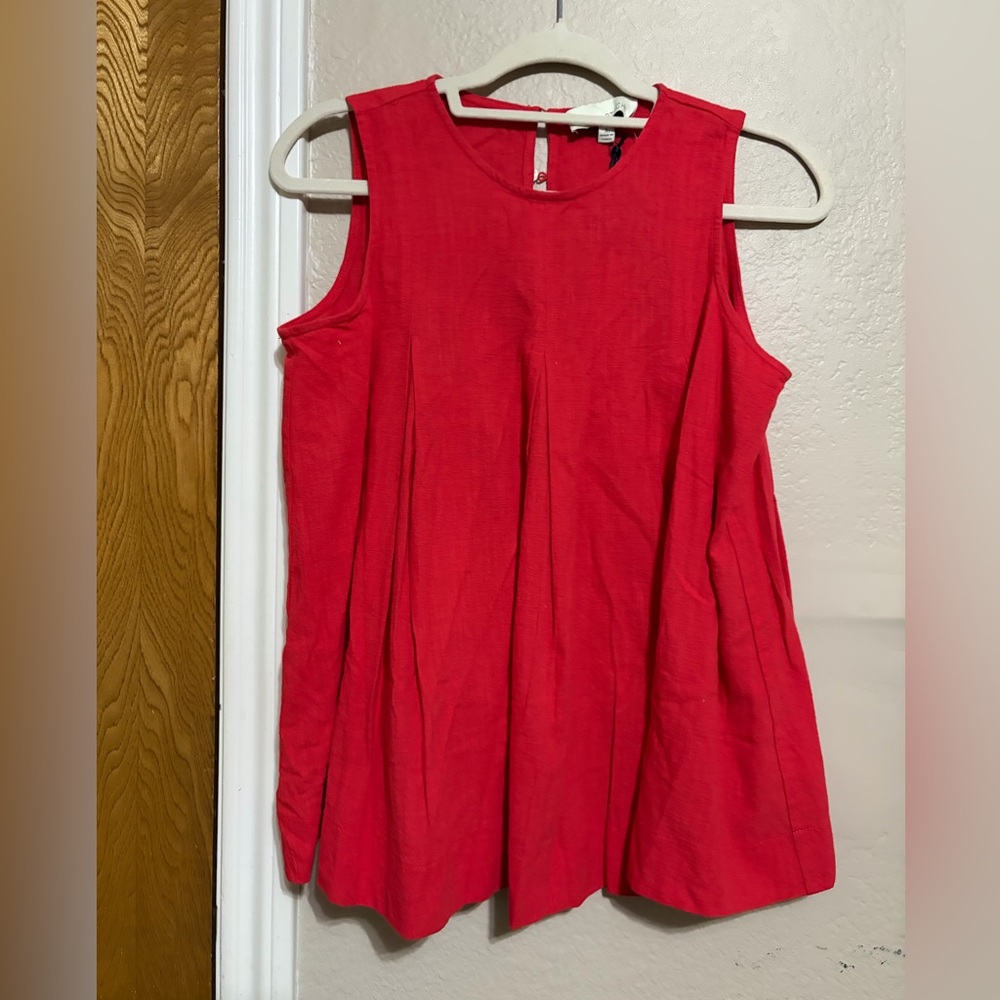 Red baby doll top